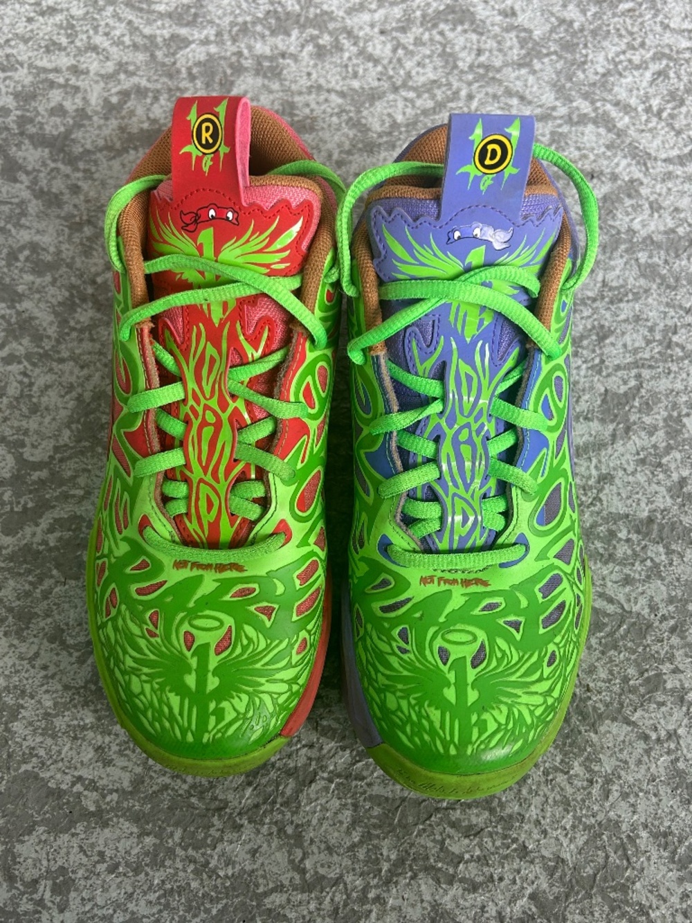 PUMA x TMNT MB.04 Raphael and Donatello Size 3 boys